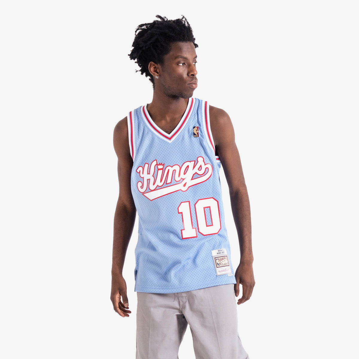 Memphis grizzlies 10 mike bibby white throwback retro jersey men's  basketball shirt Nba swingman vest 1994