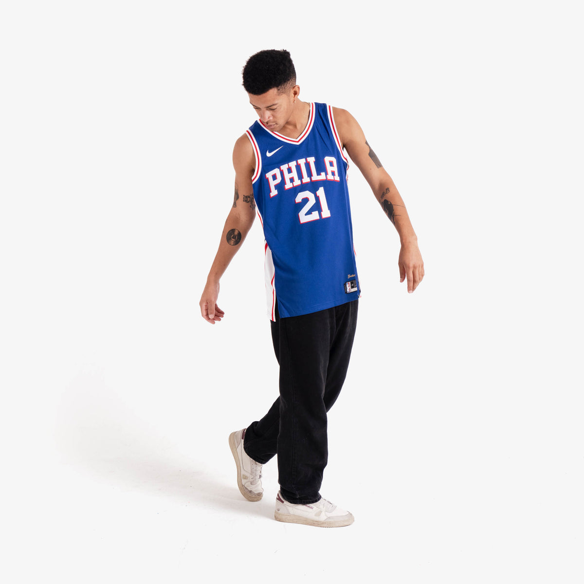 Embiid on sale swingman jersey