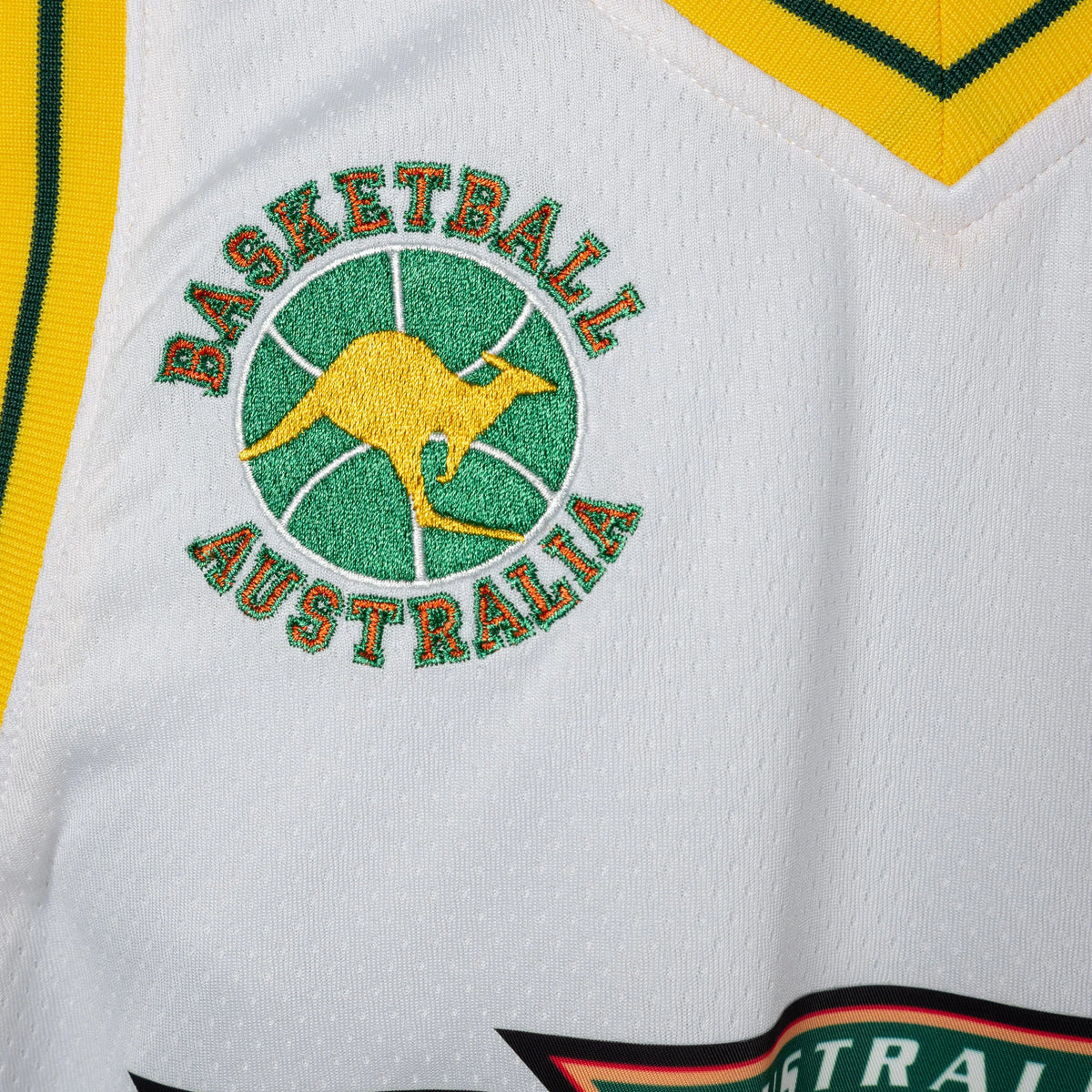 Andrew Gaze Australian Boomers 2000 White Olympics Jersey