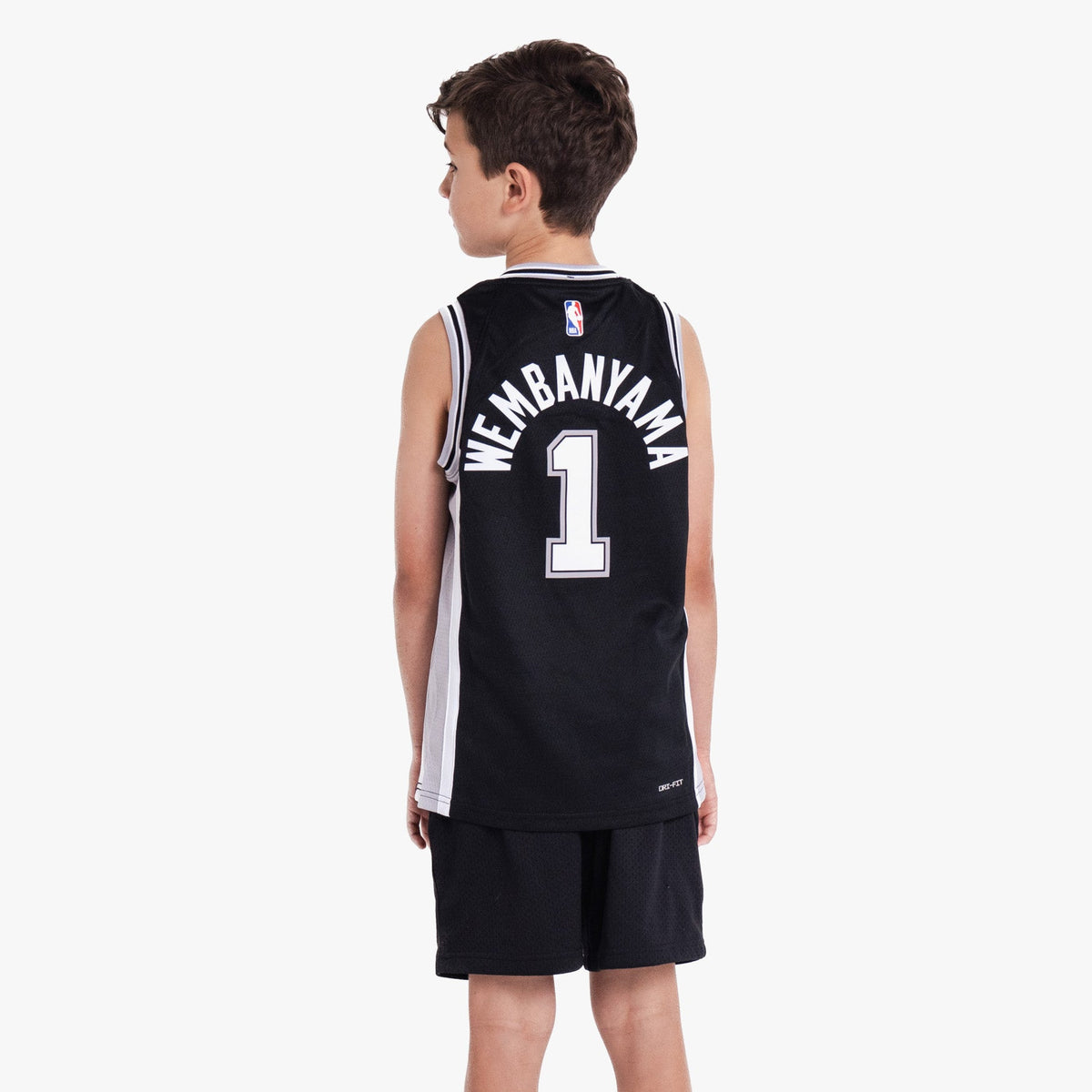 Maillot de Basketball San Antonio Spurs 2024 City Édition No 1 WEMBANYAMA  Homme 2 Pièces Adulte Enfant