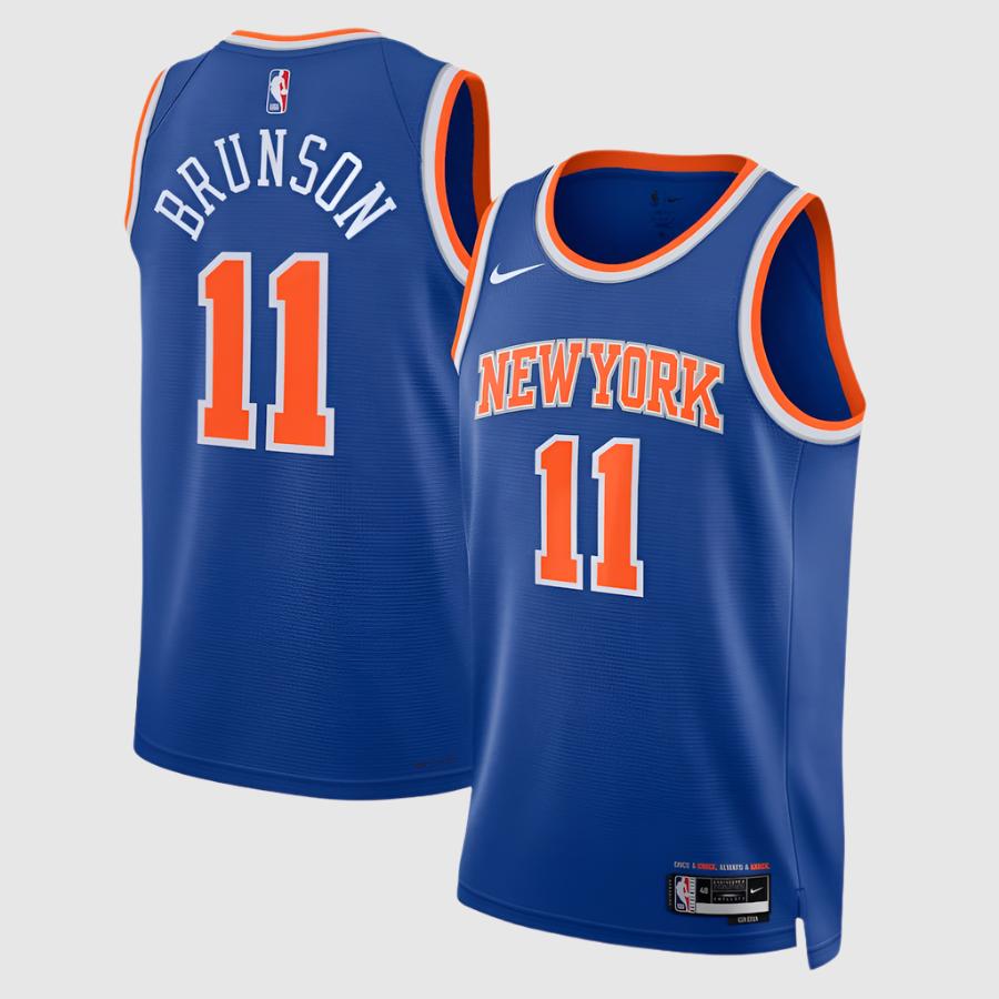 Jalen Brunson New York Knicks 2025 Icon Edition Youth NBA Swingman Jer