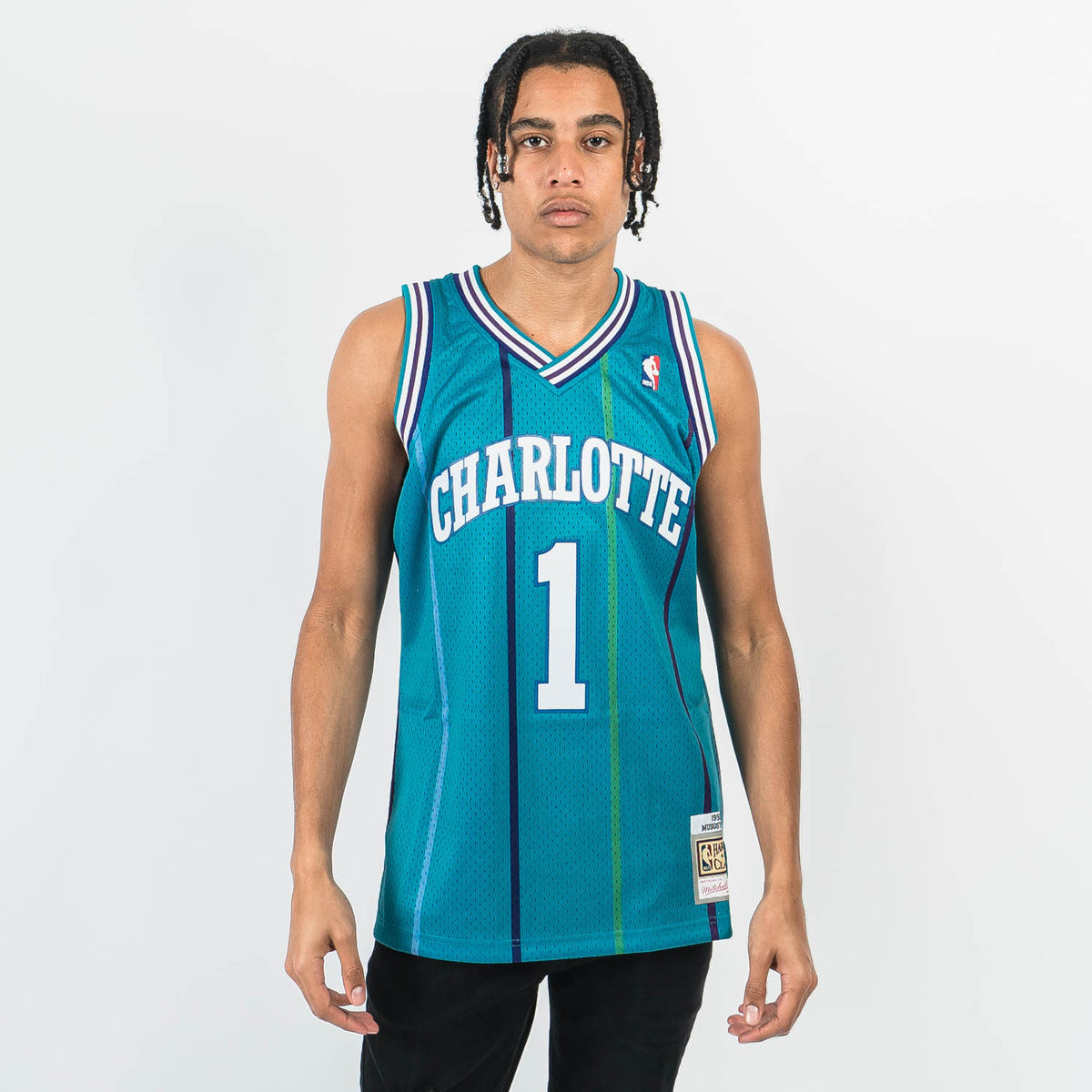 Charlotte hornets sleeved sales jersey