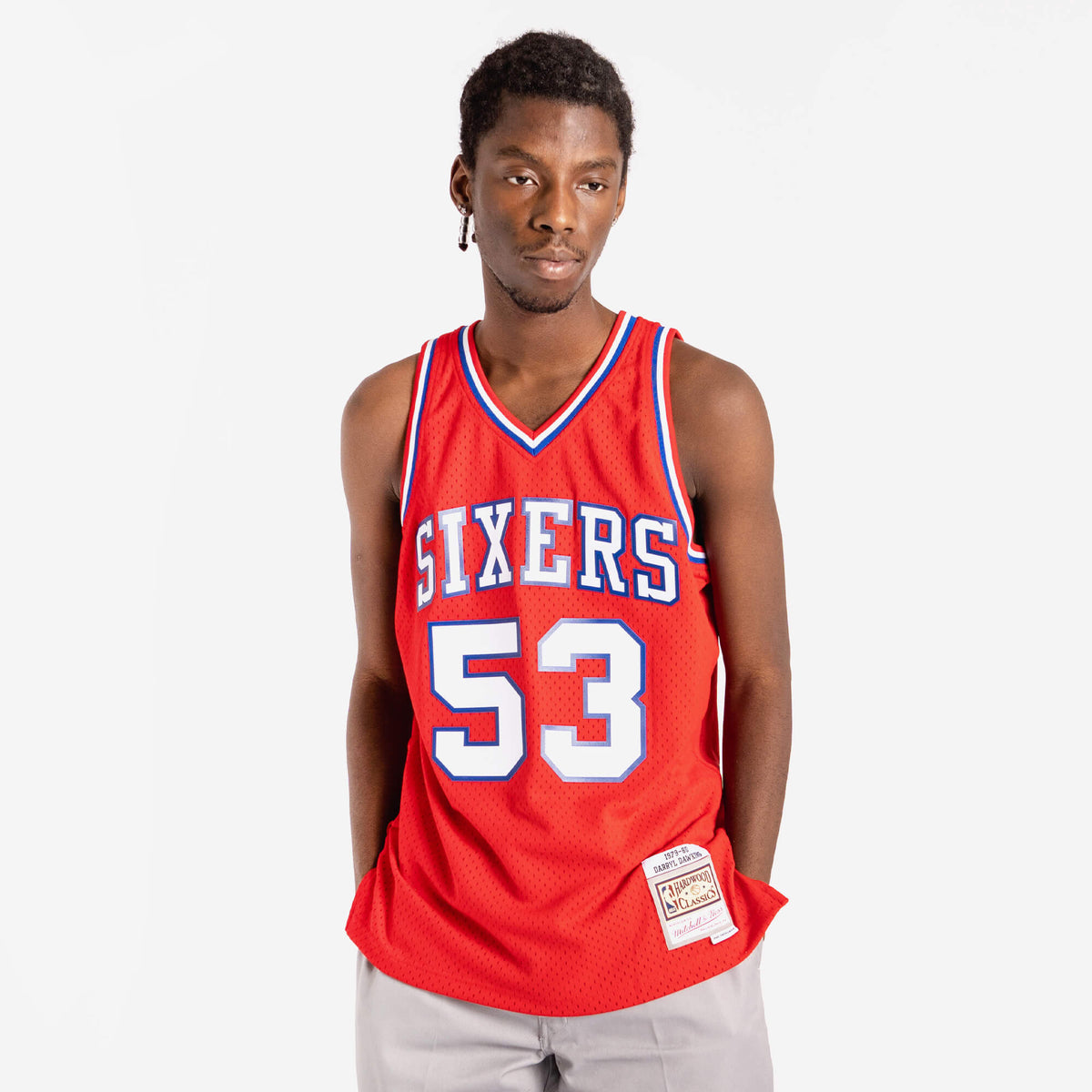 Lids Darryl Dawkins Philadelphia 76ers Mitchell & Ness Hardwood