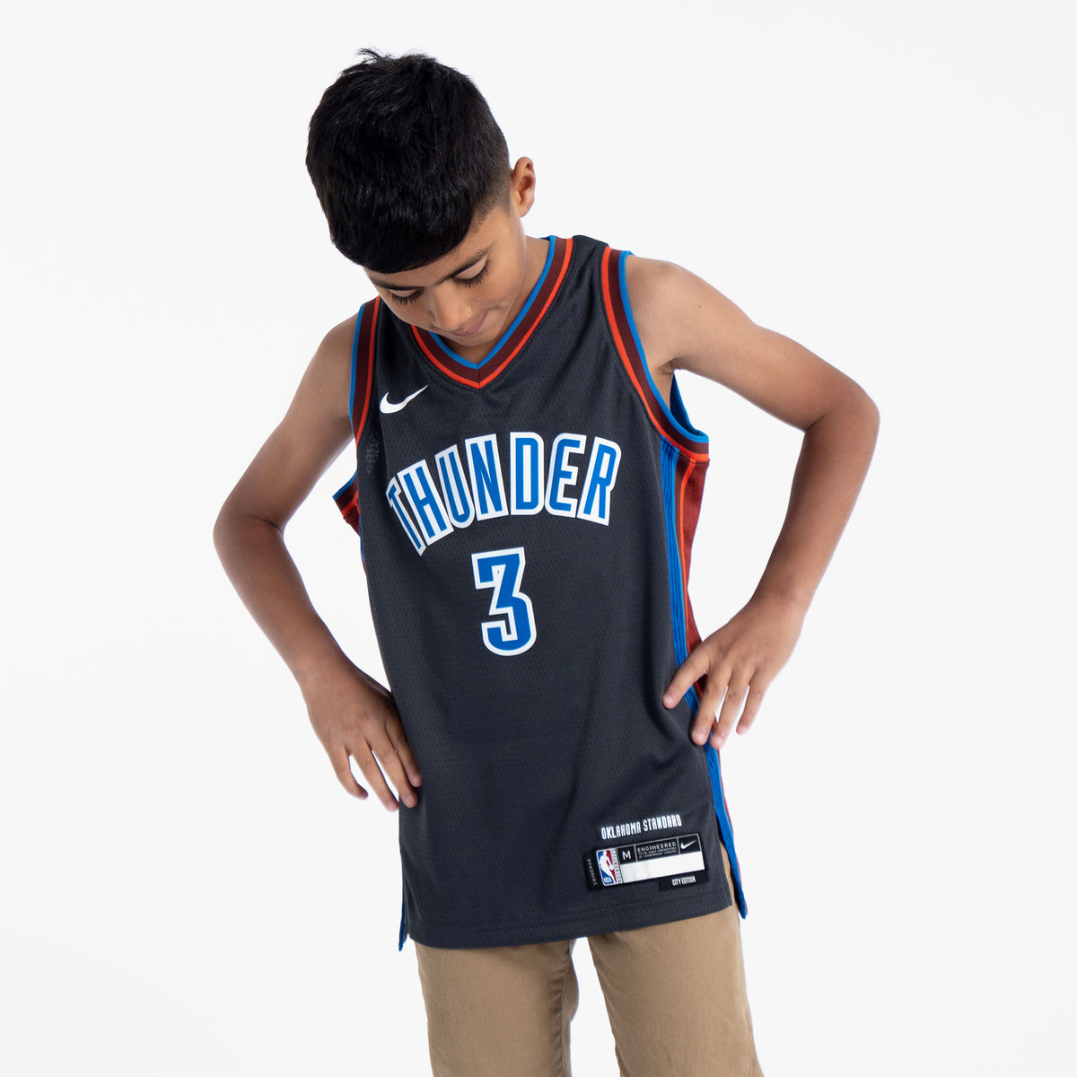Josh Giddey - Oklahoma City Thunder - 2023 NBA Rising Stars Long-Sleeved  Shooting Shirt - Game-Issued
