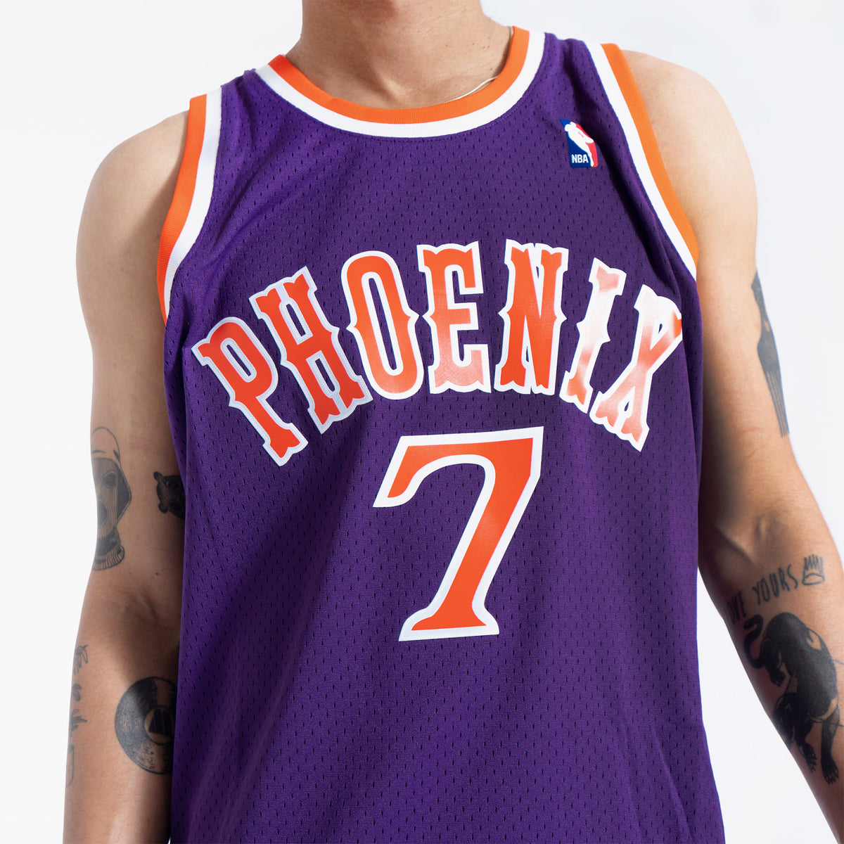 Kevin Johnson Phoenix Suns 89-90 HWC Swingman Jersey - Purple - Throwback