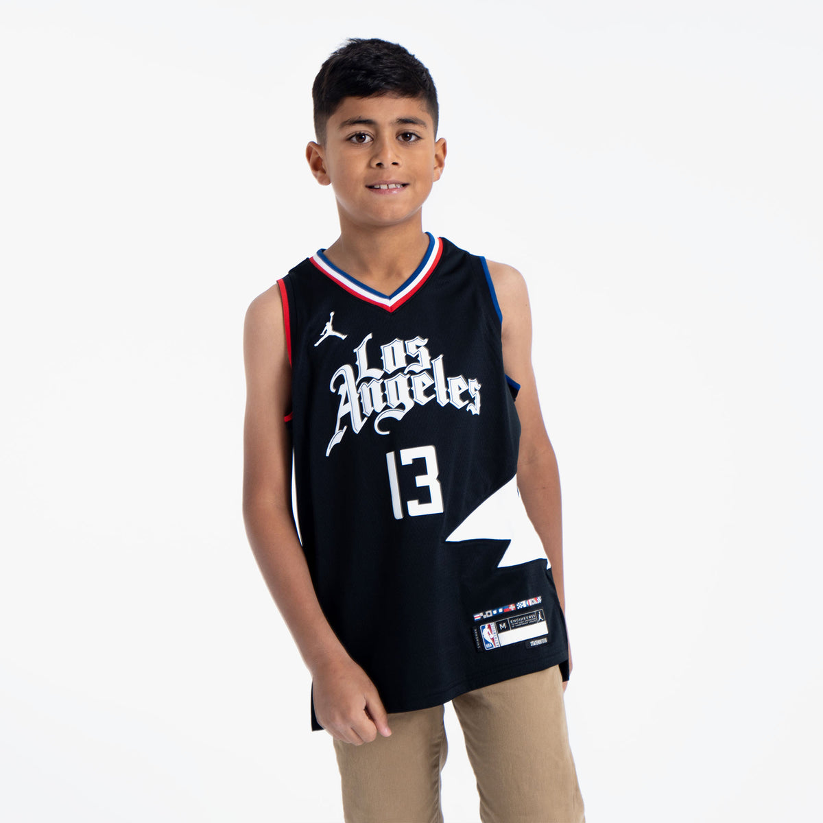 Paul george store clippers jersey youth