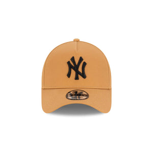 New York Yankees 9FORTY Black Wheat A-Frame MLB Snapback Hat