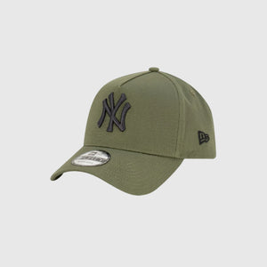 New York Yankees 9FORTY Black Olive A-Frame MLB Snapback Hat