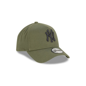 New York Yankees 9FORTY Black Olive A-Frame MLB Snapback Hat