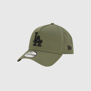 Los Angeles Dodgers 9FORTY Black Olive A-Frame MLB Snapback Hat