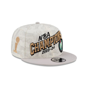 LIMITED: Boston Celtics 9FIFTY 2024 On Court NBA World Champions Snapback Hat