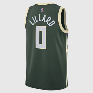 Damian Lillard Milwaukee Bucks 2024 Icon Edition NBA Swingman Jersey