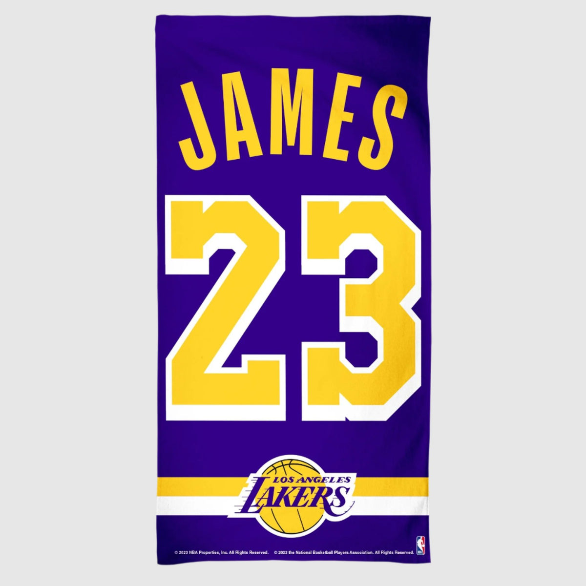 LeBron James Los Angeles Lakers NBA Beach Towel – Basketball Jersey World