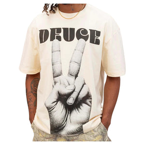 Deuce Cream Peace Hand Mens T-Shirt