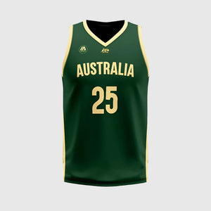 Lauren Jackson Australian Opals National Home Green Jersey