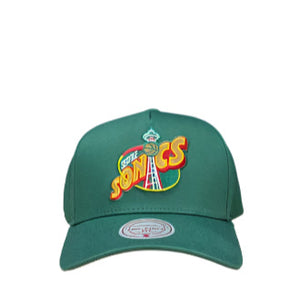 Seattle Supersonics Evergreen Team Colour Pro Pinch NBA Snapback Hat