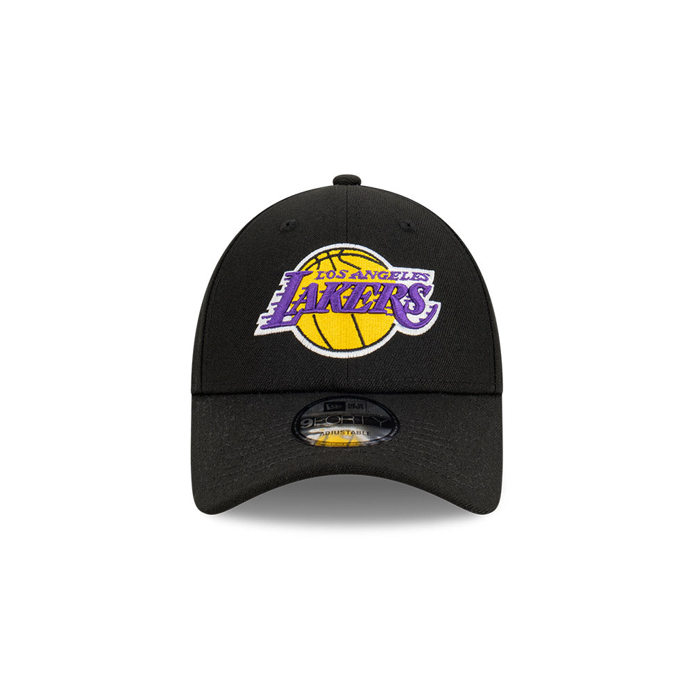 Black New Era NBA 9FORTY Los Angeles Lakers Cap