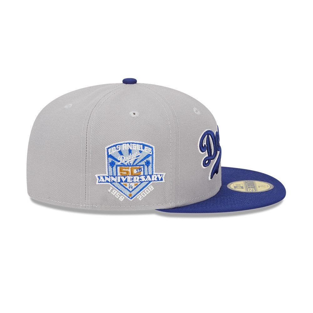 Los Angeles Dodgers 59FIFTY Retro Script MLB Fitted Hat – Basketball Jersey  World