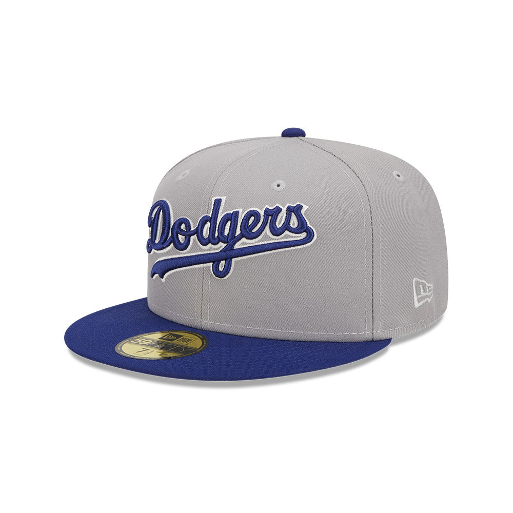 Los Angeles Dodgers 1958 New Era 59FIFTY Fitted Hat (Blue Gray Under BRIM) 7 1/2