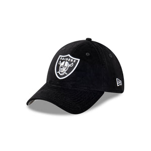 Las Vegas Raiders Black Cord 39Thirty Fitted NFL Hat