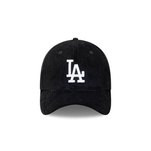 Los Angeles Dodgers Black Cord 39Thirty Fitted MLB Hat