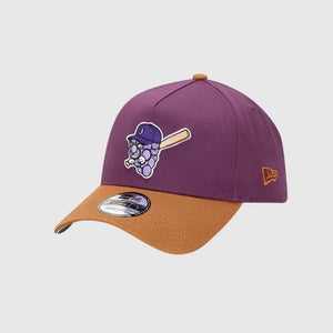 Jamestown Jammers 9FORTY Peanut Butter & Jelly A-Frame MLB Snapback Hat