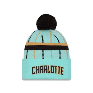 Charlotte Hornets 2025 City Edition Pom Knit NBA Beanie