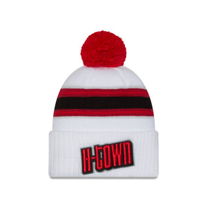 Houston Rockets 2025 City Edition Pom Knit NBA Beanie