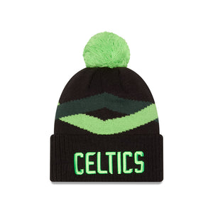 Boston Celtics 2025 City Edition Pom Knit NBA Beanie