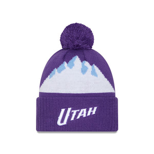 Utah Jazz 2025 City Edition Mixtape Pom Knit NBA Beanie