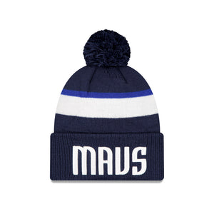 Dallas Mavericks 2025 Statement Edition Pom Knit NBA Beanie