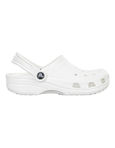 White Iconic Classic Junior Crocs