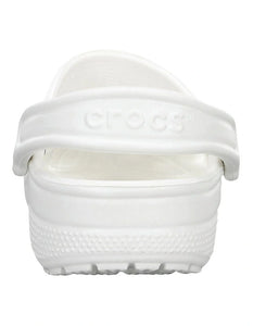 White Iconic Classic Junior Crocs