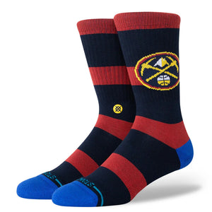 Denver Nuggets Team Logo Stance NBA Socks