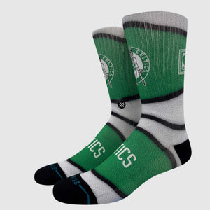 Boston Celtics Hardwood Classic Mini Ball NBA Stance Socks