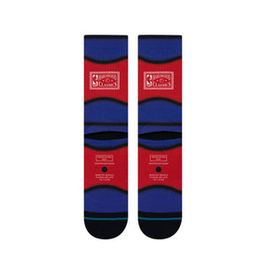 Philadelphia 76ers Hardwood Classic Mini Ball NBA Stance Socks