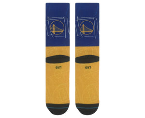 Stephen Curry Golden State Warriors Pasted Stance NBA Socks