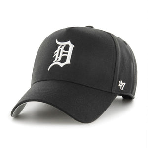 Detroit Tigers Black & White '47 MVP DT MLB Snapback Hat