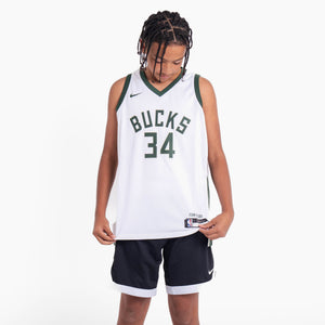 Giannis Antetokounmpo Milwaukee Bucks 2025 Association Edition Youth NBA Swingman Jersey