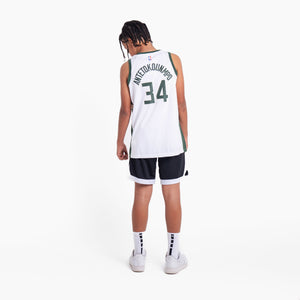 Giannis Antetokounmpo Milwaukee Bucks 2025 Association Edition Youth NBA Swingman Jersey