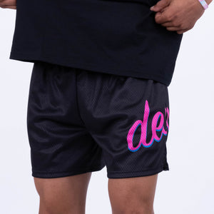 Deuce Black Miami Vice Mesh Shorts