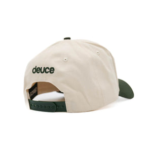 Deuce "Everyone Loves An Underdog" Off White/Green Snapback Hat