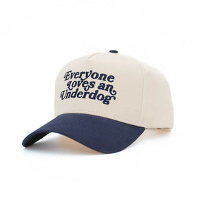 Deuce "Everyone Loves An Underdog" Off White/Navy Snapback Hat