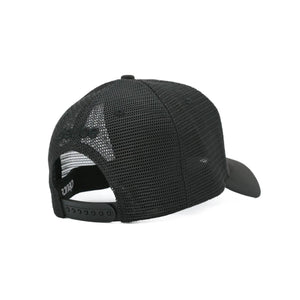 Deuce Peace Trucker Black Snapback Hat