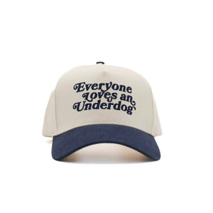 Deuce "Everyone Loves An Underdog" Off White/Navy Snapback Hat