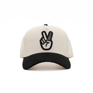 Deuce Peace Off White/Black Snapback Hat