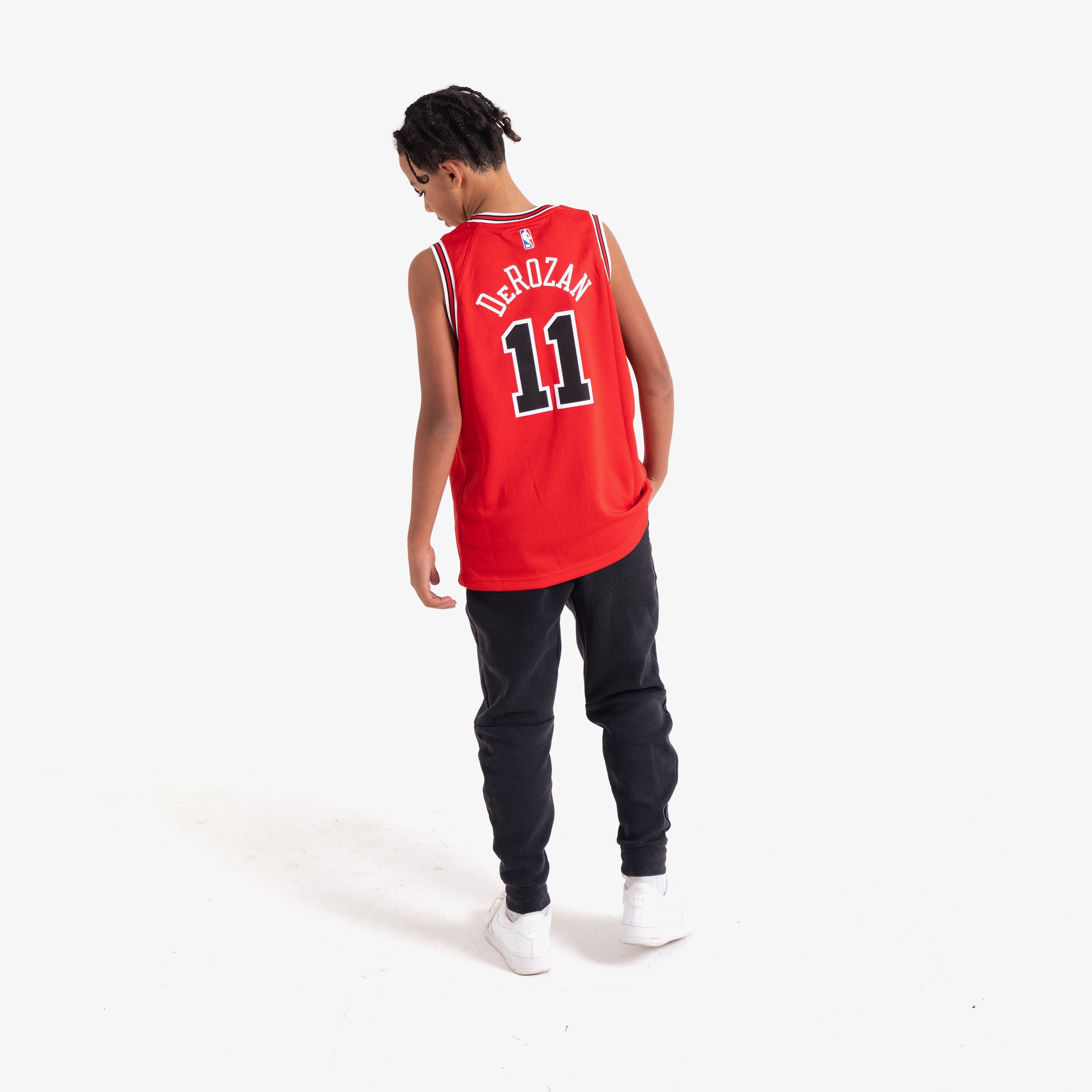 Youth Jordan Brand DeMar DeRozan Black Chicago Bulls Swingman Jersey - Statement Edition