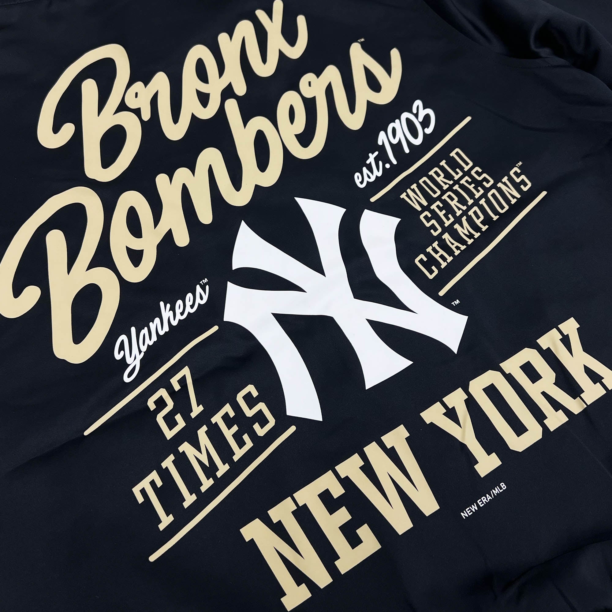 City Collection Lightweight Satin Jacket New York Yankees - Shop