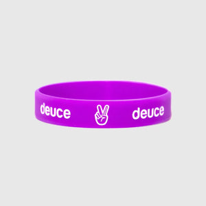 Deuce Purple Wristband