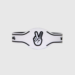 Deuce 2.0 White Wristband